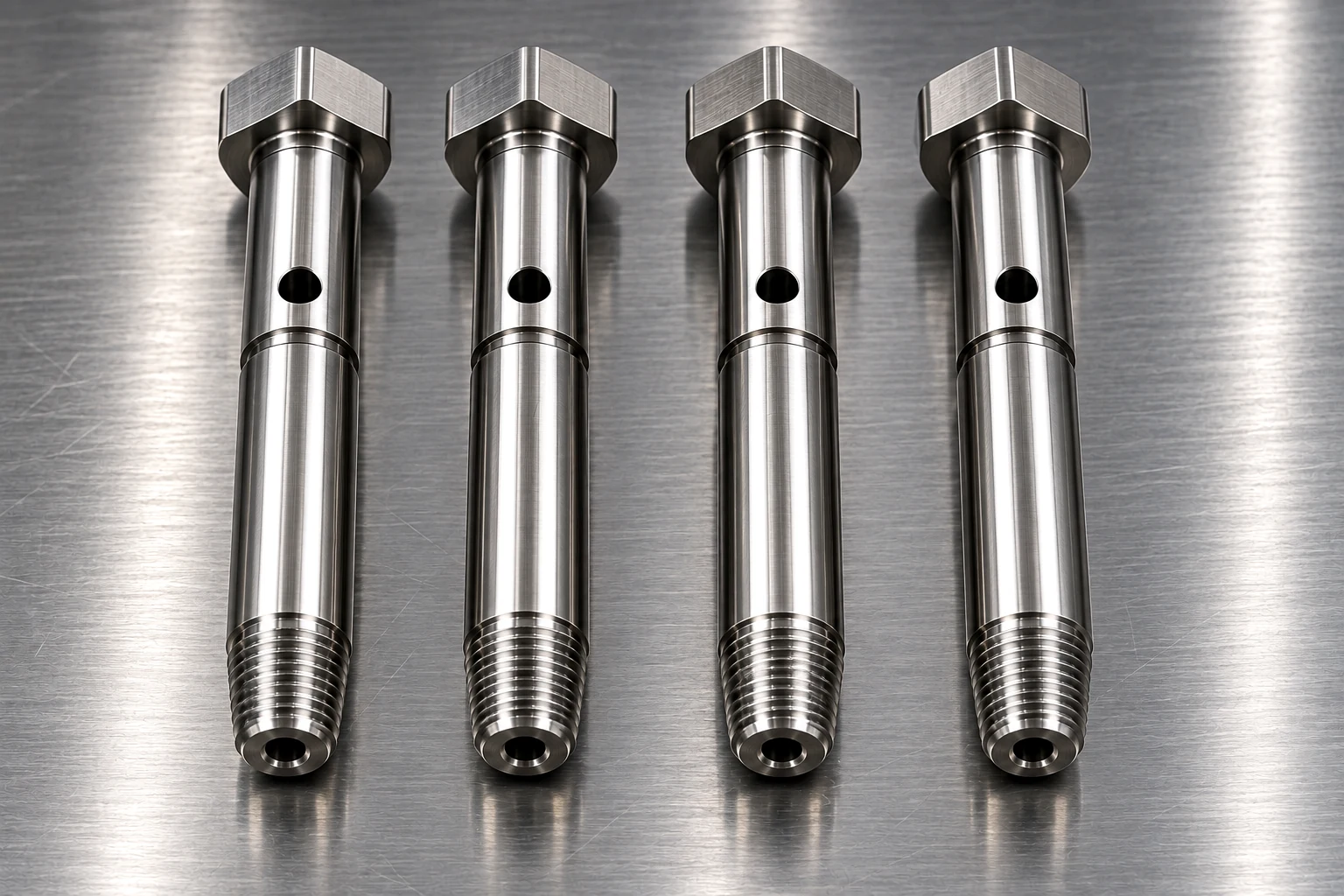 Eixos torneados CNC